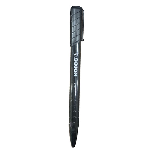 [38521.52] BOLIGRAFO RETRACTIL TRANSPARENTE K5-F NEGRO