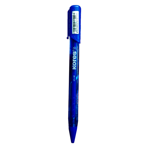 [37511.52] BOLIGRAFO RETRACTIL TRANSPARENTE K5-M AZUL