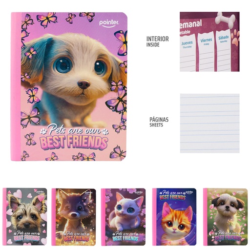 [COS-02-DL] CUADERNO COSIDO A4 DOBLE LINEA x100 HOJAS