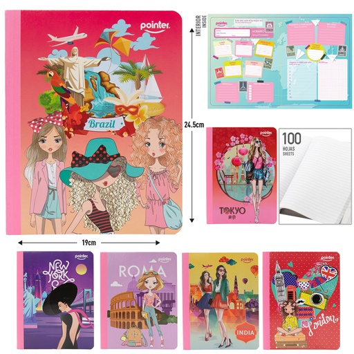 [COS-07] CUADERNO COSIDO RAYA ANCHA