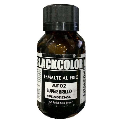 [AF02] ESMALTE AL FRIO SUPER BRILLO BLACK COLOR 60CM