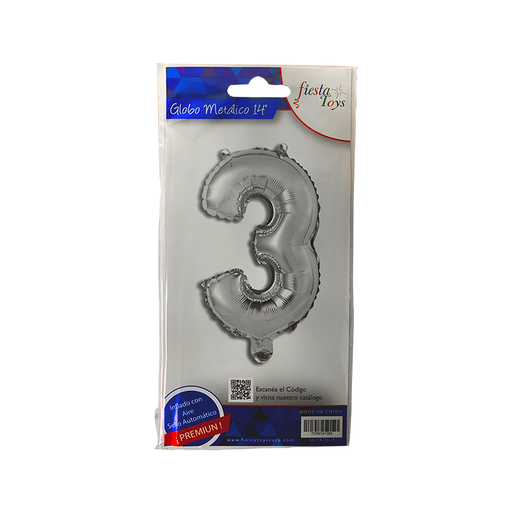[SL/14-SL-3] GLOBO METALICO 14" N 3 