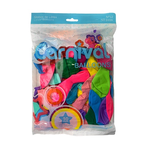 [CA-G50-SUR] GLOBOS DE 50 SURTIDO