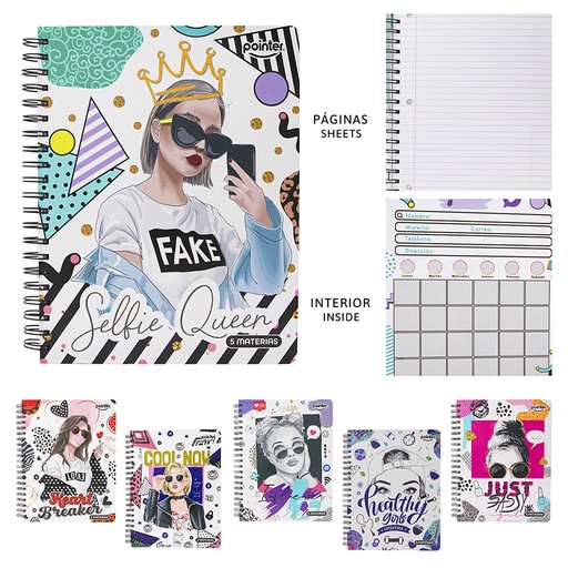 [ESP-02-5M] LIBRETA 5 MATERIAS