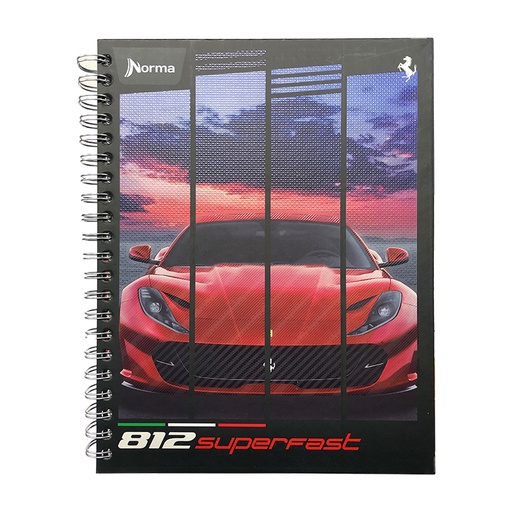 [720848] LIBRETA 6 MATERIAS FERRARI