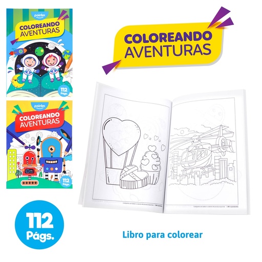 [DB-F6952-W] LIBRO PARA COLOREAR