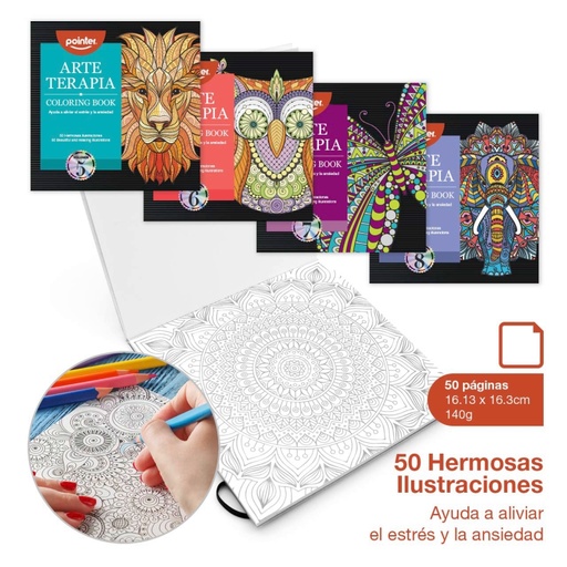 [CB-161650] LIBRO PARA COLOREAR ARTE TERAPIA
