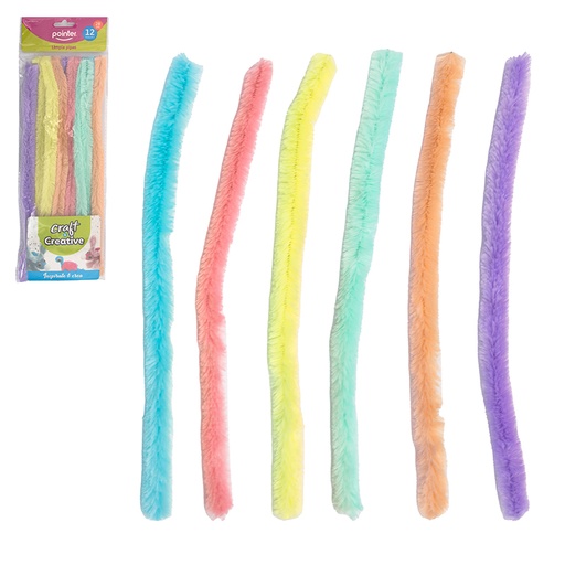 [ANC-22144-P] LIMPIA PIPAS PASTEL - 28CM x12PZAS