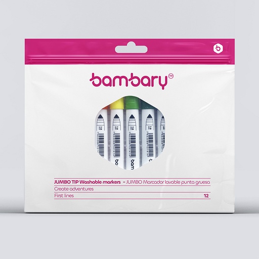 [205-2515/304] MARCADORES LAVABLES JUMBO 12 UND