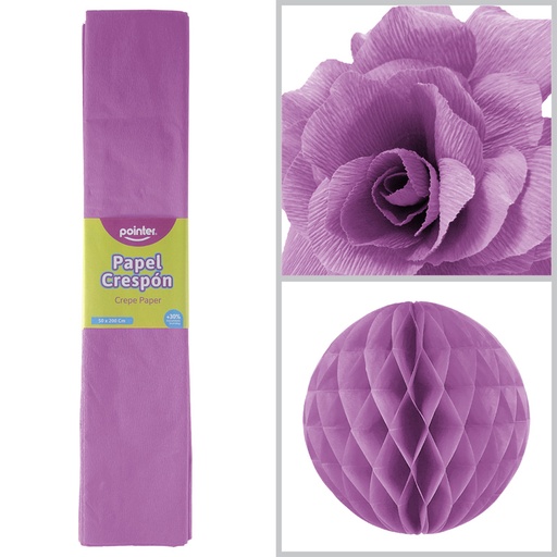 [CP-721] PAPEL CREPE LILA