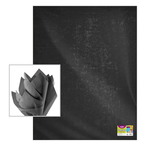 [TP-7019] PAPEL SEDA NEGRO - 50x70CM
