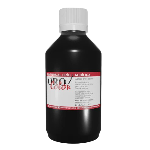 [F083-250] PINTURA AL FRIO NEGRA 250CM
