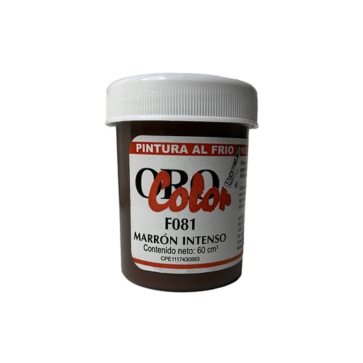 [F081-60] PINTURA AL FRIO MARRON INTENSO 60CM