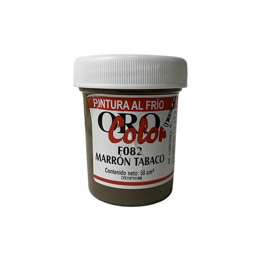 [F082-60] PINTURA AL FRIO MARRON TABACO 60CM