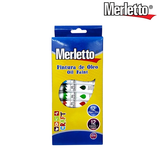 [785-7192898] PINTURA DE OLEO 12ML x12PZAS