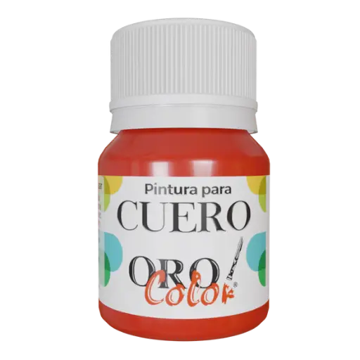 [CU-618] PINTURA PARA CUERO ROJO FUEGO 30ML