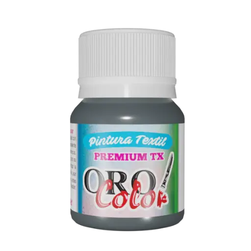 [TX368] PINTURA TEXTIL PREMIUM GRIS ELEFANTE 30ML