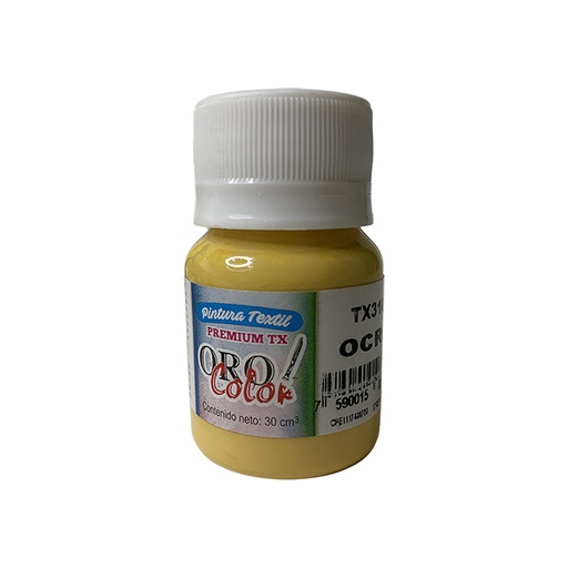[TX310] PINTURA TEXTIL PREMIUM OCRE 30CM