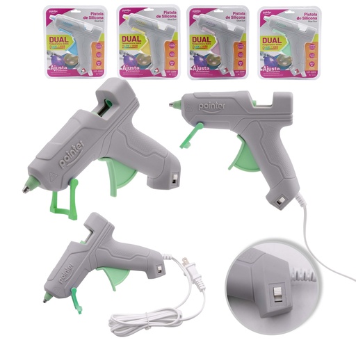 [PS-20-DT] PISTOLA DE SILICONA DOBLE TEMPERATURA - 20W