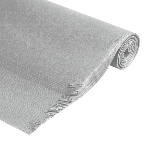 [117-7045/070U] SEDA METALIZADO PLATEADO 50x70CM
