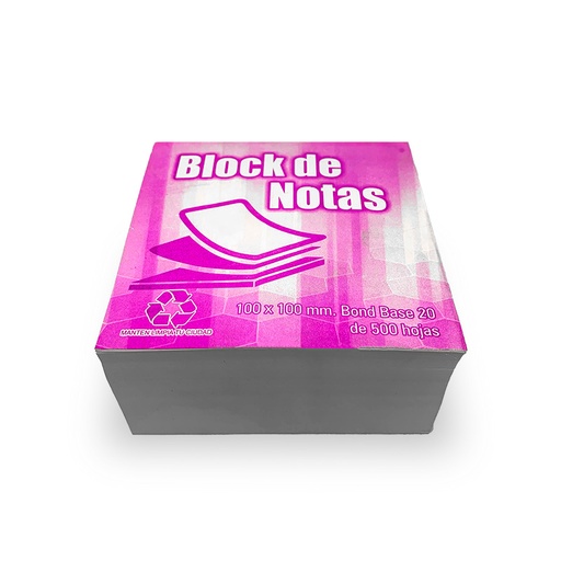 [N46T135B50SP] TACOS DE NOTAS 500 HOJAS