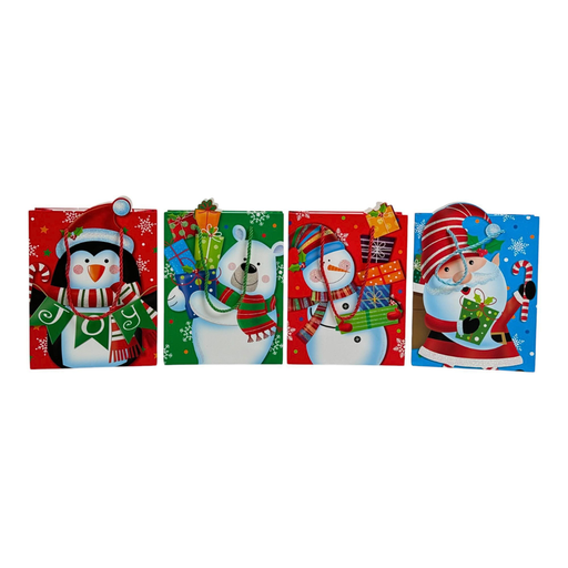 [784-8534753] BOLSA DE REGALO PEQUEÑA NAVIDAD 18x24x8.5CM