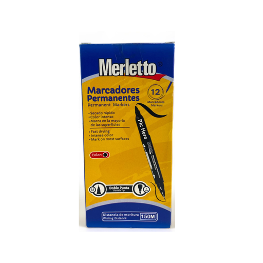 [780-755387799] MARCADOR PERMANENTE DOBLE PUNTA 1MM-0.4MM
