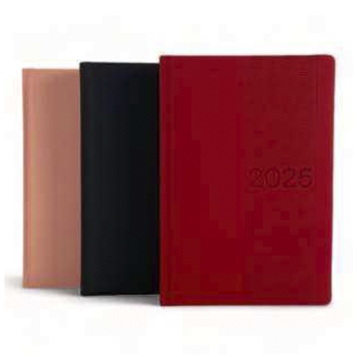 [783-2033194] AGENDA 2025 A5 DIARIA PAPEL BLANCO CON INDEX 182 H