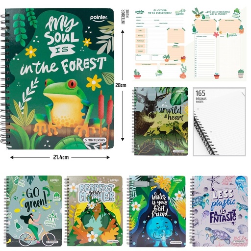 [ESP-11-5M] CUADERNO 5 MATERIAS