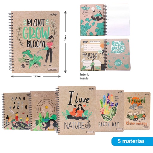 [ESP-11-5M] CUADERNO 5 MATERIAS