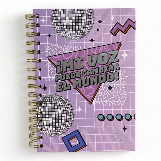 [783-2033232] LIBRETA ESPIRAL A5 - "SOY VOZ"