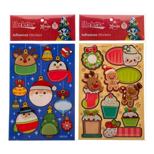 [784-7144540] STICKERS NAVIDENOS SURTIDOS