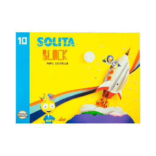 [SPA008LUST] BLOCK DE PAPEL LUSTRILLO SOLITA