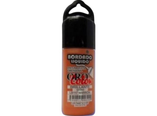 [LB-117] BORDADO LIQUIDO BRILLANTE MARRON 32,5ML