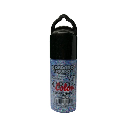 [LE-323] BORDADO LIQUIDO ESCARCHADO FANTASIA 32,5CM