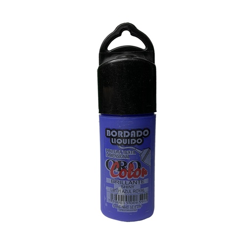[LB-131] BORDADO LIQUIDO BRILLANTE AZUL ROYAL 32,5ML