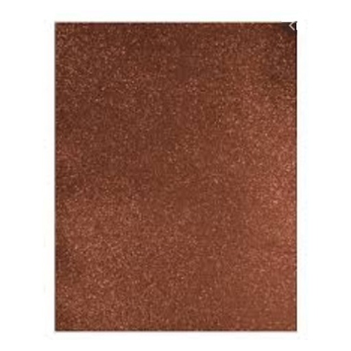 [0549.014.6] FOAMY ESCARCHADO CARTA MARRON COBRIZO