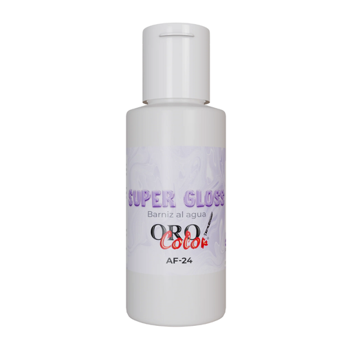 [AF-24] BARNIZ AL AGUA SUPER GLOSS 60ML
