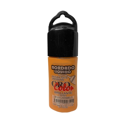 [LB-123] BORDADO LIQUIDO BRILLANTE CARAMELO 32,5ML