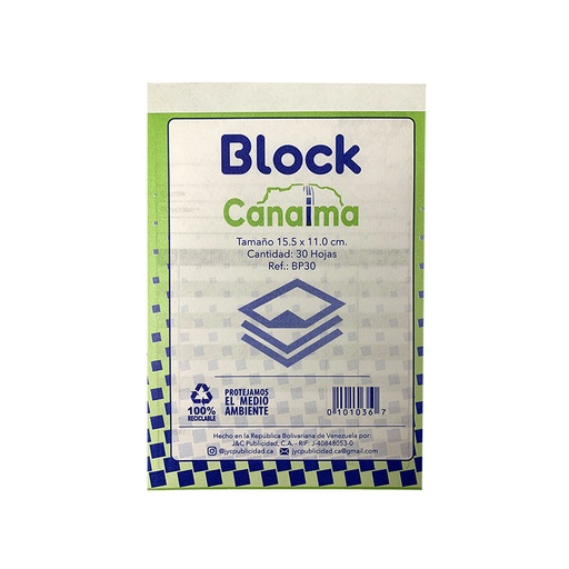 [BP80] BLOCK DE FACTURAS X80 HOJAS 
