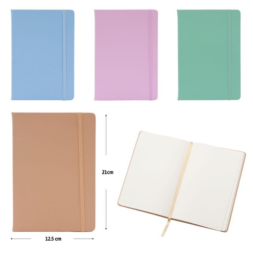[NB-780-A5-PS] LIBRETA DE APUNTES A5 80 HOJAS (PASTEL)