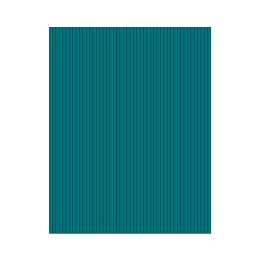 [112-1501/420] CARTULINA CORRUGADA AZUL TURQUESA - 50x70CM