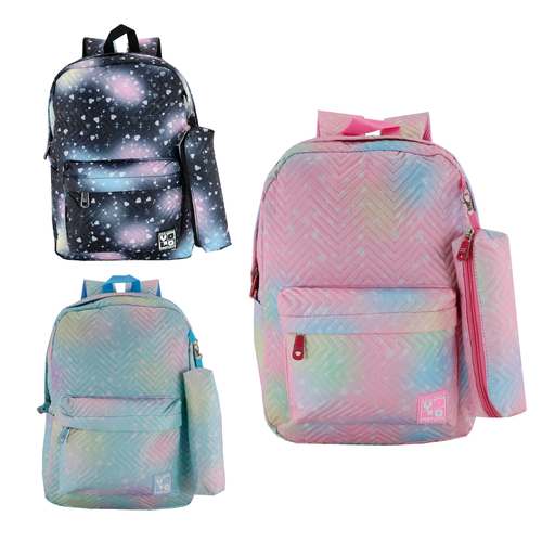 [42-70402] BOLSO ACOLCHADO ZIGZAG CON CARTUCHERA