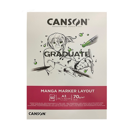 [C31250P025] BLOCK CANGRAD MANGA 50H A3