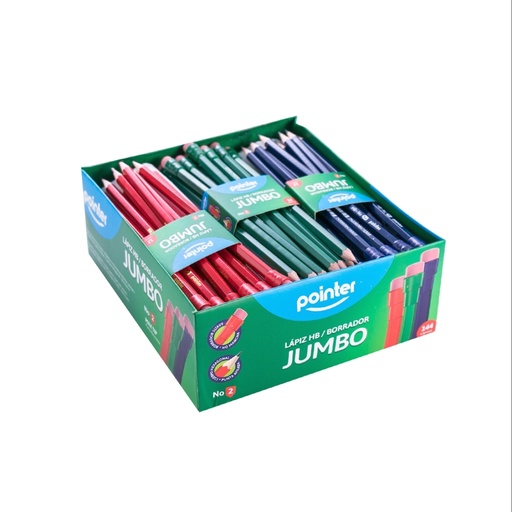 [HB-JB-4C] LAPIZ HEXAGONAL MAX TIP HB No.2 UNIDAD