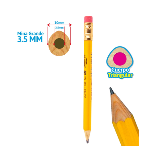 [HB-JB-1450] LAPIZ JUMBO TUTOR UNIDAD 