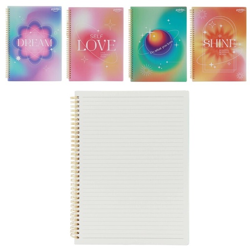 [NB-23233-A4] LIBRETA ESPIRAL A4 x80 HOJAS AMARILLAS