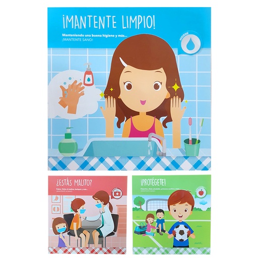 [7212-2] LIBRO DE CUENTOS MANTENTE SANO (INGLES)