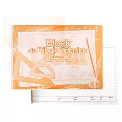 [5469823659003] BLOCK DE DIBUJO TECNICO DIN A-4