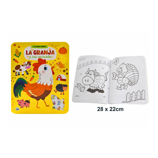 [BK-356] LIBROS DE COLOREAR- LA GRANJA Y SUS ANIMALES